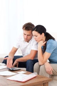 Couple Discussing Credit Repair credit repair